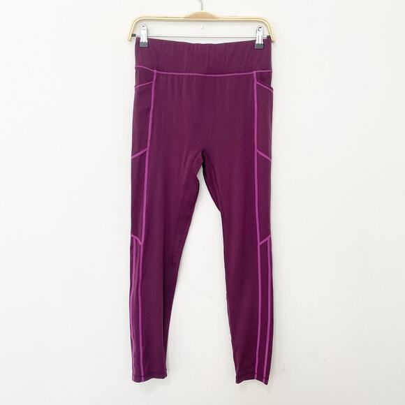 All Access Purple Side Pocket Leggings Size Medium - Picture 1 of 5